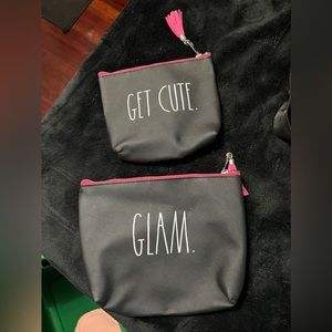 Rae Dunn Cosmetic Bags TWO